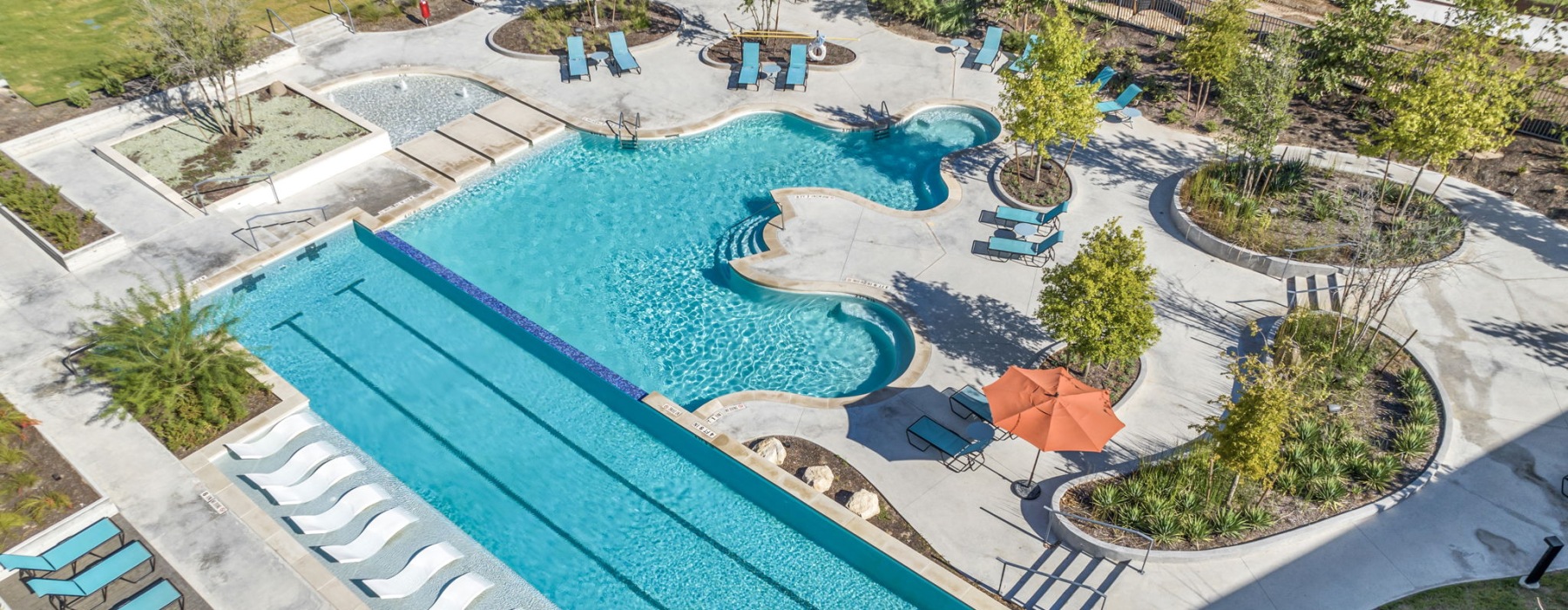 Resort-inspired pool